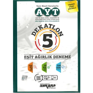 Ankara Yayıncılık AYT Eşit Ağırlık Dekatlon 5 Deneme