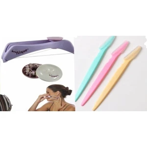 Ipli Tüy Alma Aleti + 3'lü Kaş Usturası Set