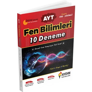 Aydın Yayınları AYT Fen Bilimleri 10 Deneme
