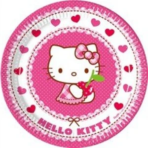 Hayaller Dükkanı Tabak Karton Hello Kitty 23CM