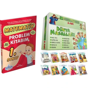 Model Eğitim Yayıncılık Çocuk Dünya Masalları Hikaye Seti + 1. Sınıf Problem Kitabım
