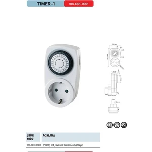 Horoz Tımer1 Elektrik Zamanlayıcısı