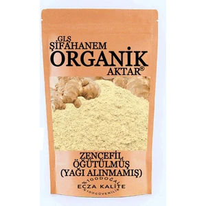 GLŞ Şifahanem Organik Aktar Zencefil Toz 500 gr Yağı Alınmamış