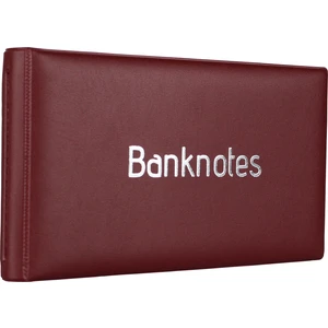 PULKO HistorY 1970 Kağıt Para Klasik Cep Albümü, 20 Yaprak, 175x93mm, Bordo Kapak