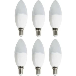 7W E14 Ince Duy LED Buji Ampul -Beyaz Işık -500 Lümen- 6 Adet