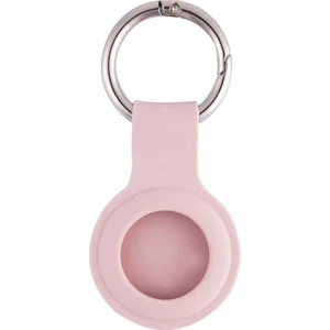 Airtag Için Anahtarlıklı Koruyucu A010 Silikon Kılıf Pembe