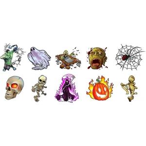 Junoo HoloToyz Tattoo Monster Mash AR Uyumlu Geçici Dövme