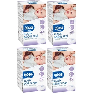 Wee Baby Klasik Göğüs Pedi (30+10'lu) 160 Adet (4pk*40)