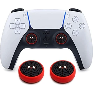 Ps5 Dualsense 2 Adet Örümcek Adam Kabartma Desenli Analog Başlığı