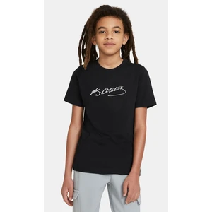 Mustafa Kemal Atatürk Imza Baskılı Unisex Çocuk Siyah Tshirt
