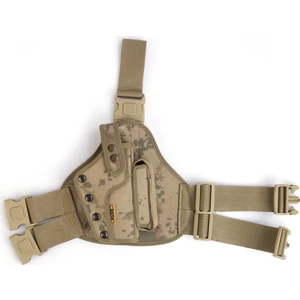 Çıt Çıtlı Jandarma Kamuflaj Askeri Bacak Tabanca Kılıfı