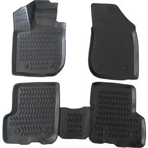 Teamcar Ford Courier 3D Havuzlu Paspas Siyah Tam Uyumlu 2014 Sonrası