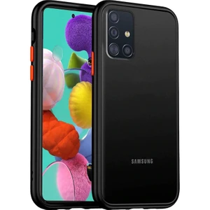 Samsung Galaxy A51 Montreal Silikon Kapak Siyah