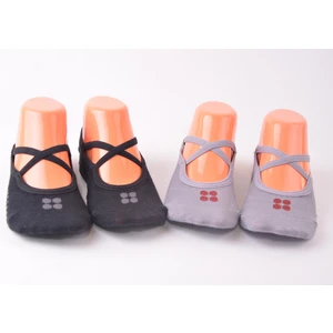 By Accessory 2 Li Kaydırmaz Bayan Dans Plates ve Yoga Çorabı