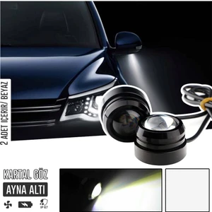 Ayna Altı Yapıştırmalı Kartal Göz 2'li LED - Beyaz