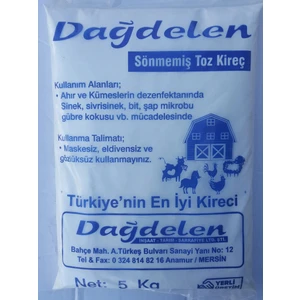 Sönmemiş Toz Kireç 5 kg