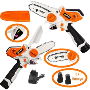 Magic Saw X-Torq 1800 Li-On Akülü Dal Kesme Testere Bıçkı Makinası Çift Akülü Turbo Güç