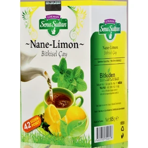 Lokman Sena Sultan Nane-Limon Karışık Bitkisel Süzme Poşet Çay 42'li