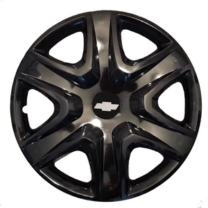 Aveo  15'' Inç Piano Black 4lü Set Jant Kapağı Çelik Jant Görünümlü