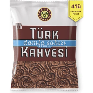Kahve Dünyası 4'lü Damla Sakızlı Türk Kahvesi 100 gr