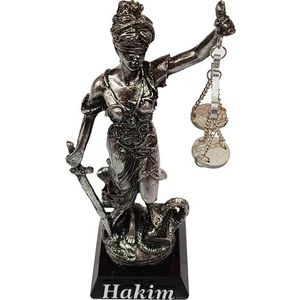 Kişiye Özel Adalet Terazisi Biblo, Avukata Hediye, Savcıya Hediye, Hakime Hediye