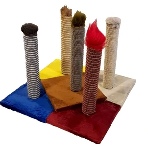 Kedi Tırmalama Renkli Ipli 40 cm