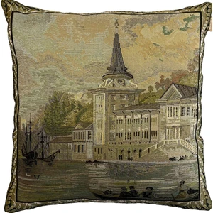 Kuleli Goblen Kırlent 45 x 45 cm.