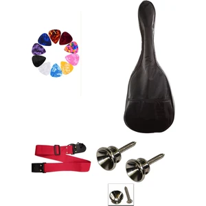 Anatolia Tam Boy Klasik Gitar Kılıfı + Gitar Askısı + Askı Pimleri+ 1  Adet Pena