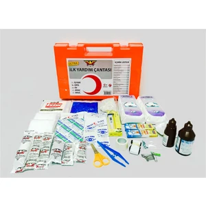 Hse Market IY-071 DUVARA Monte Edilebilir Ultra Plastik Işyeri Ilkyardım Seti