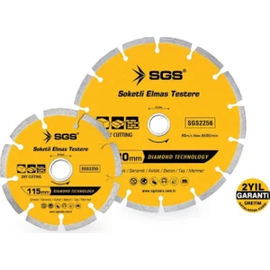 115Mm Soketli Elmas Testere Sgs2255 (1 Adet)
