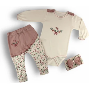 T Baby Bahar Body Uzun Kol 3'lü Takım