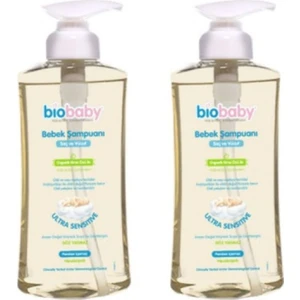 Biobaby Saç ve Vücut Şampuanı 500 ml 2 Adet