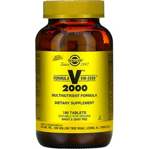 Solgar, Formula VM-2000, Multinutrient Formula, 180 Tablets