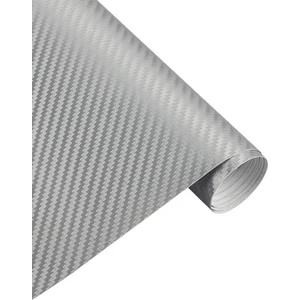 Temiz Pazar Hava Kanallı Gri Karbon Kaplama Folyosu 152 cm x 50 cm
