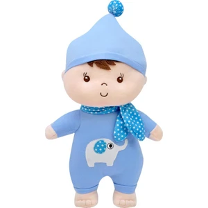 Selay Toys Peluş Cem Bebek Oyuncak 30 cm Mavi 1736