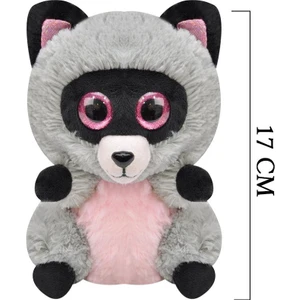 Selay Toys Peluş Rakun Oyuncak 17 cm 3367