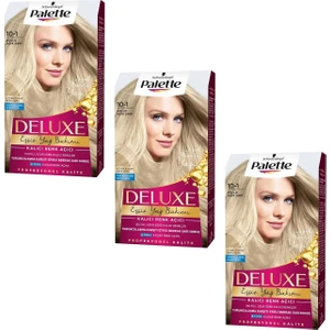 Deluxe Saç Boyası Küllü Açık Sarı 10-1 3 Adet
