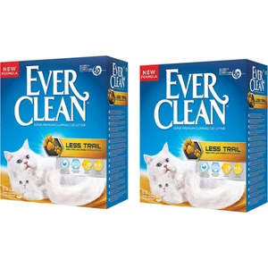 Ever Clean Less Trail(Patilere Yapışmayan) Kum 10 Lt x 2 Adet