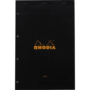 Seyes Bloknot Siyah Kapak  A4  210 x 318 mm