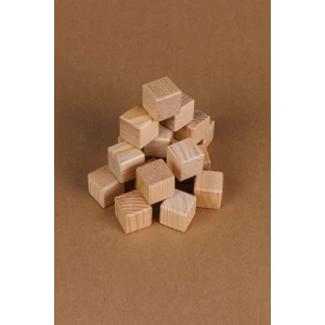 Little Rhino Kids Nature Küçük Ahşap Küp Seti 3cm Ahşap Oyuncak