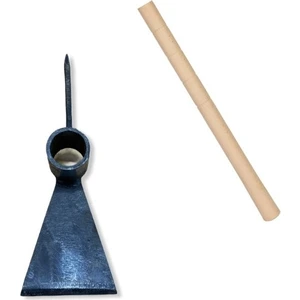 Küçük Çift Taraflı Baltalı Kazma - Dövme Çelik - Saplı