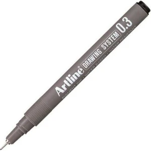 Drawing System Teknik Çizim Kalemi 0,3 mm Rapido 1 Adet Siyah