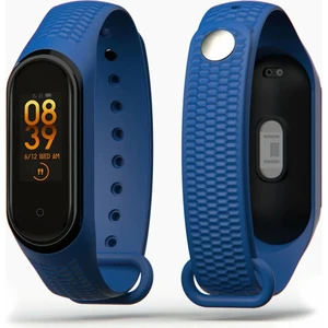 Kabartma Desenli  Mi Band 3 ve 4 Uyumlu Kordon