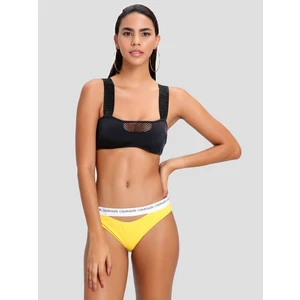Calvin Klein KW0KW00567 Siyah Bandaj Kesim Bikini Üstü