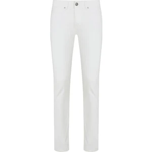 Erkek Beyaz Slim Fit Spor Pantolon