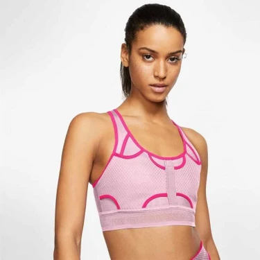 Nike swoosh medium support sports bra best sale