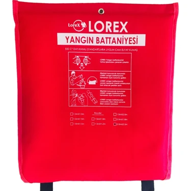 LOREX LR-FB2020C 200cm x 200cm Çantalı Yangın