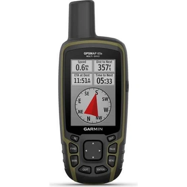 Garmin Gps Map 65 S El Tipi Gps 2,7 inç Renkli Ekran ile Gelişmiş Özellikler