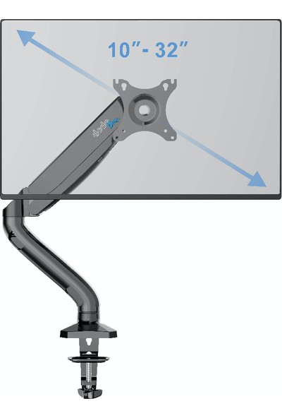 Dodobees GSM03 10-32" LCD LED Amortisörlü Monitör Tutucu Kol