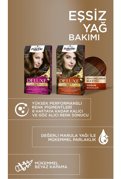Palette Deluxe Saç Boyası Sıcak Çikolata 5-60 (3 Adet)